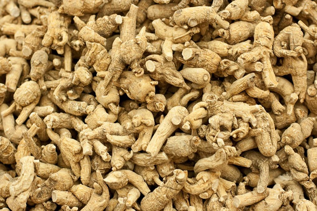 rădăcină de ginseng pentru a crește potența